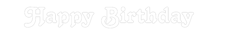 Custom Neon: Happy Birthday
