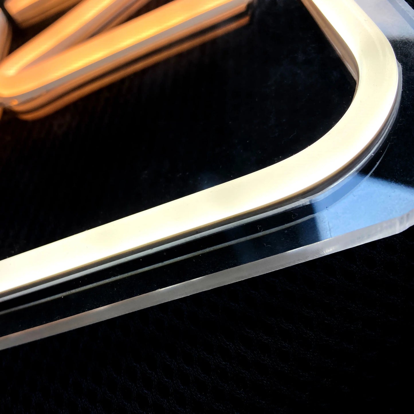 Vertical Open Neon Sign With Border