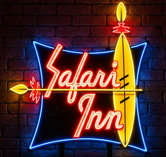 Safari Inn Neon Sign