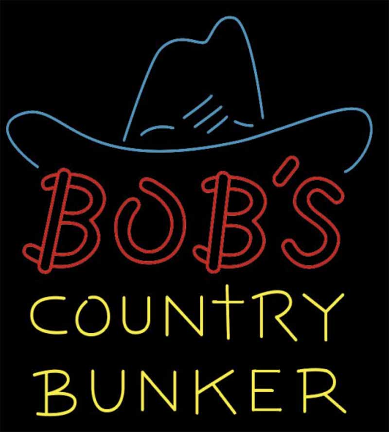 Bob's Country Bunker Neon Sign