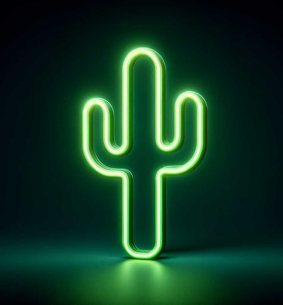 Cactus Neon Sign