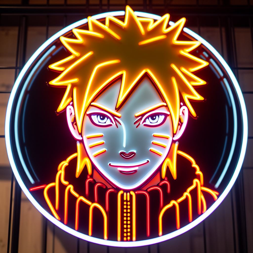Naruto Uzumaki Neon Sign