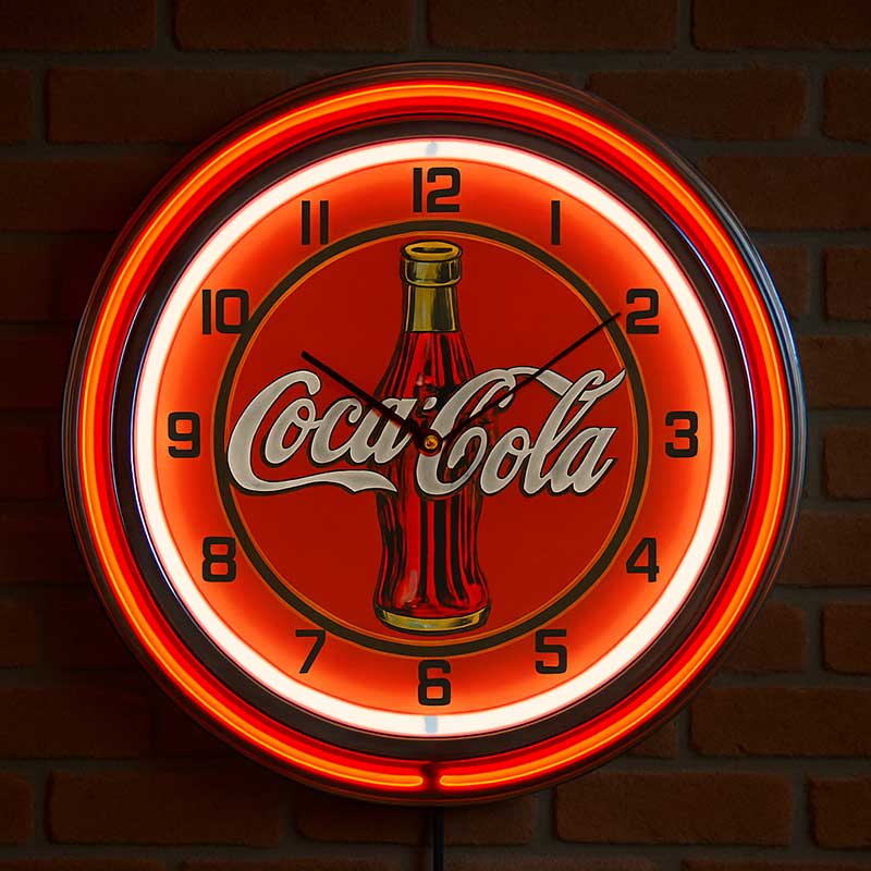 Coca Cola Neon Clock – NeonSignly.com