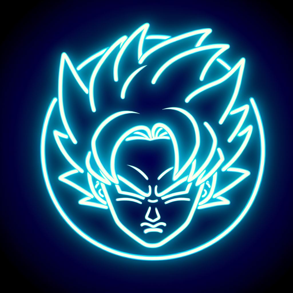 dragon ball anime neon sign