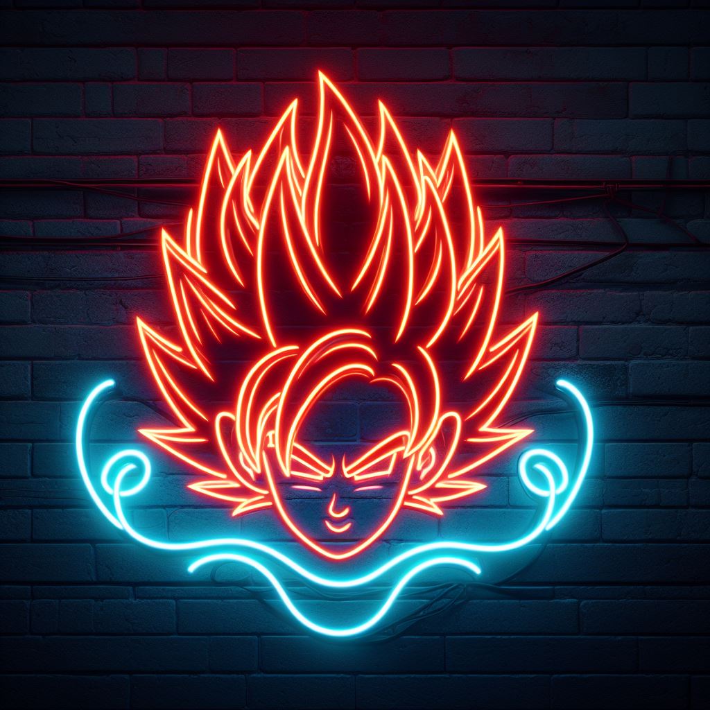 large dragon ball neon sign