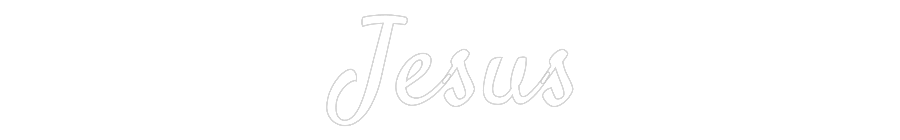 Custom Neon: Jesus