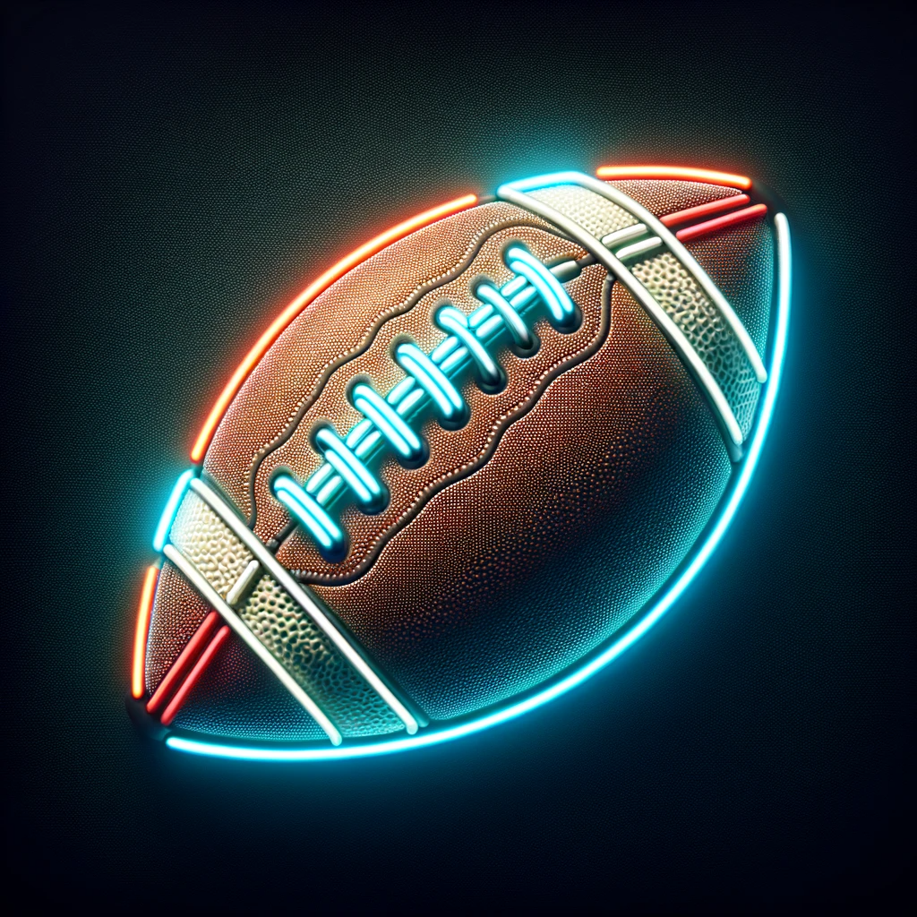 Football Neon Sign