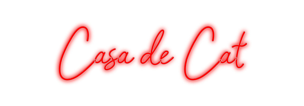 Custom Neon: Casa de Cat