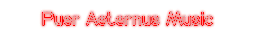 Custom Neon: Puer Aeternus...