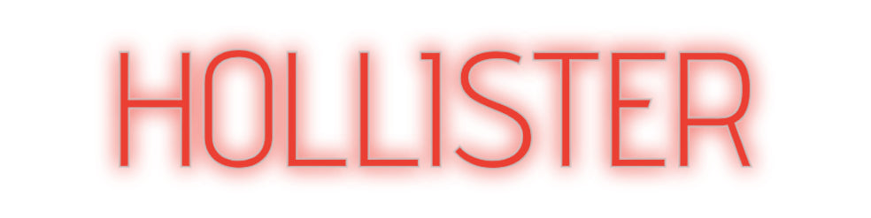 Custom Neon: HOLLISTER