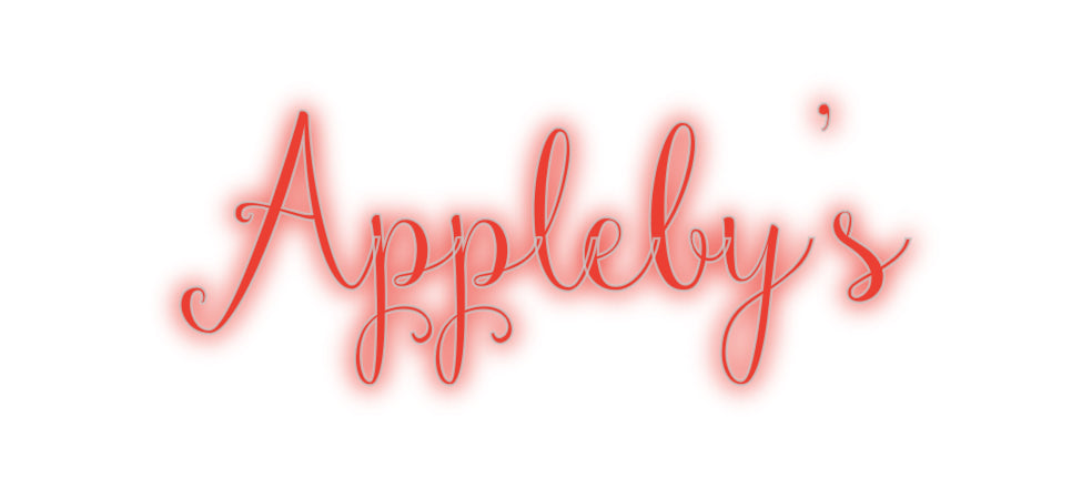 Custom Neon: Appleby’s