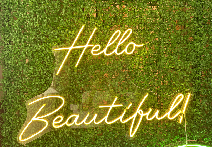 Hello Beautiful Neon Sign