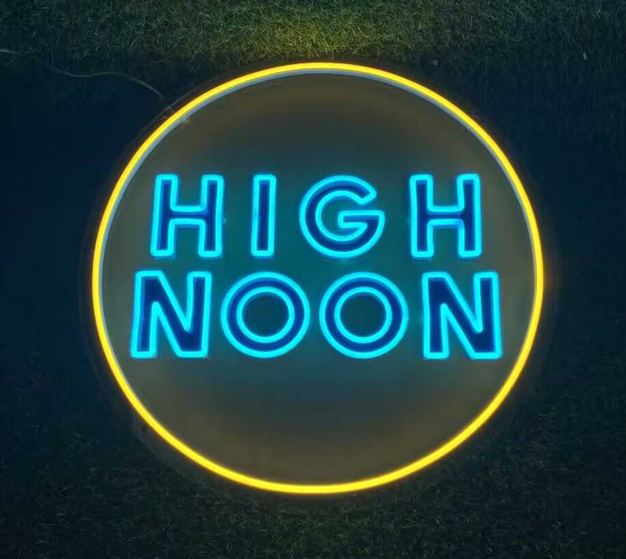 High Noon Neon Sign On