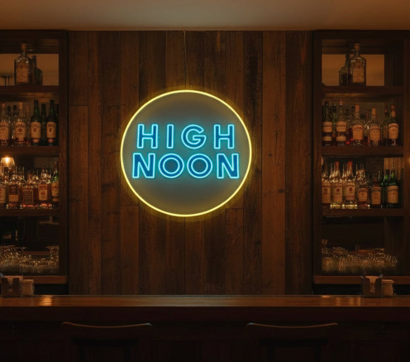 High Noon Neon Sign On