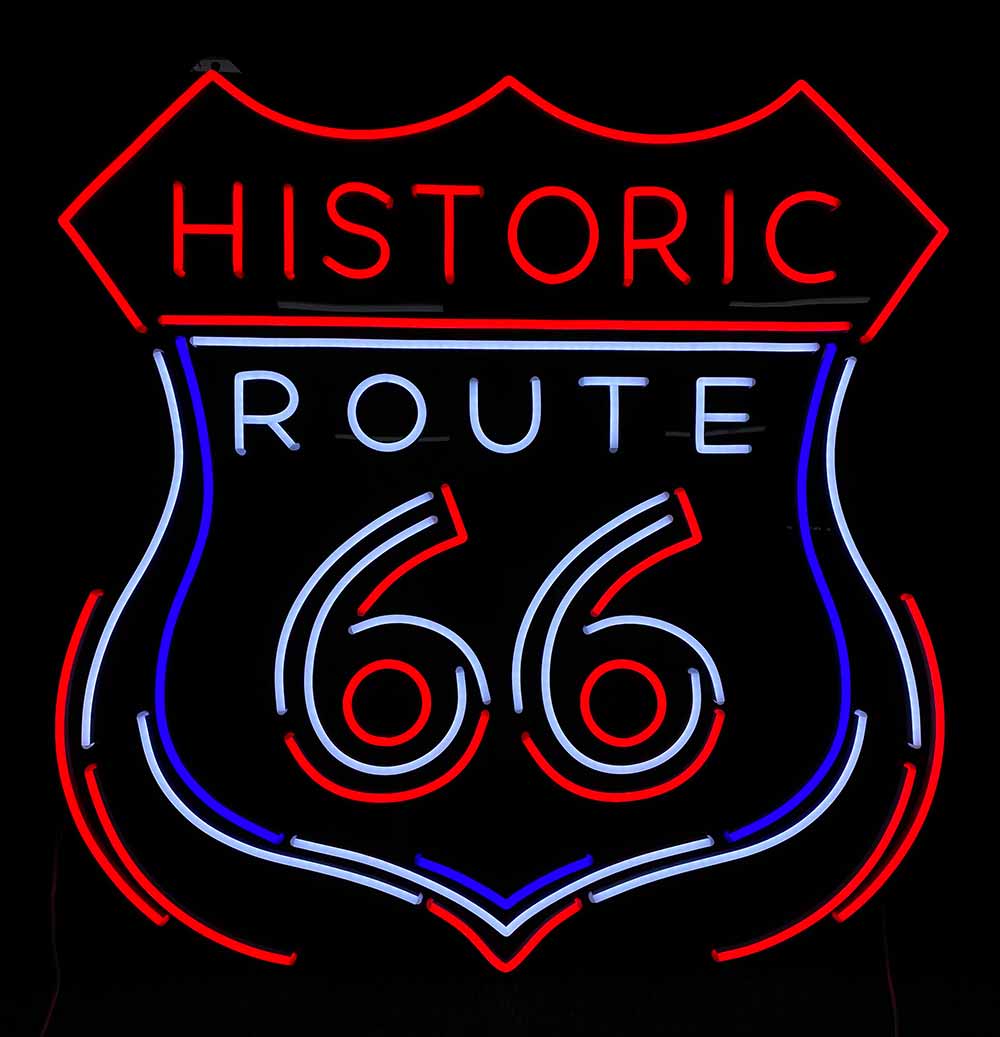 Historic Route 66 Neon Sign – NeonSignly.com