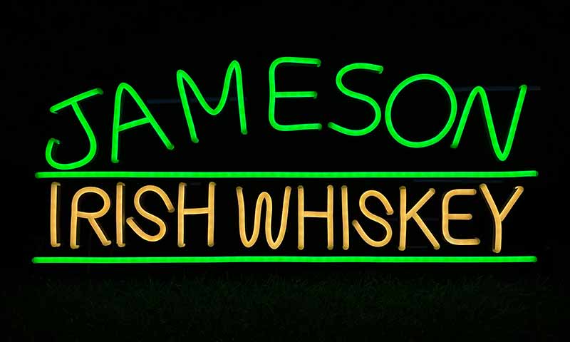 Jameson Irish Whiskey Neon Sign