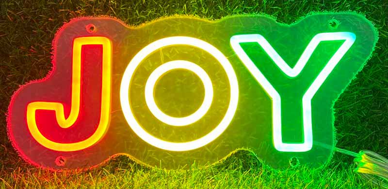 Joy Neon Sign