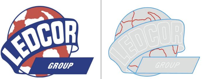 Custom LEDCOR Logo Neon Sign