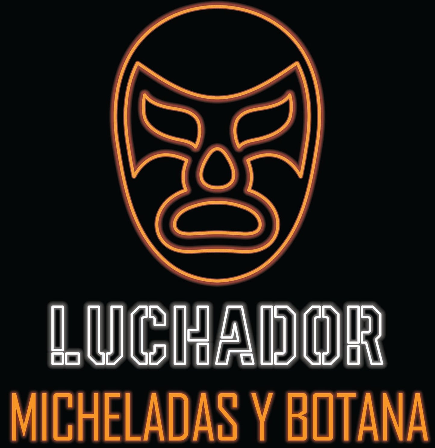 Lucha Libre Mask Neon Sign