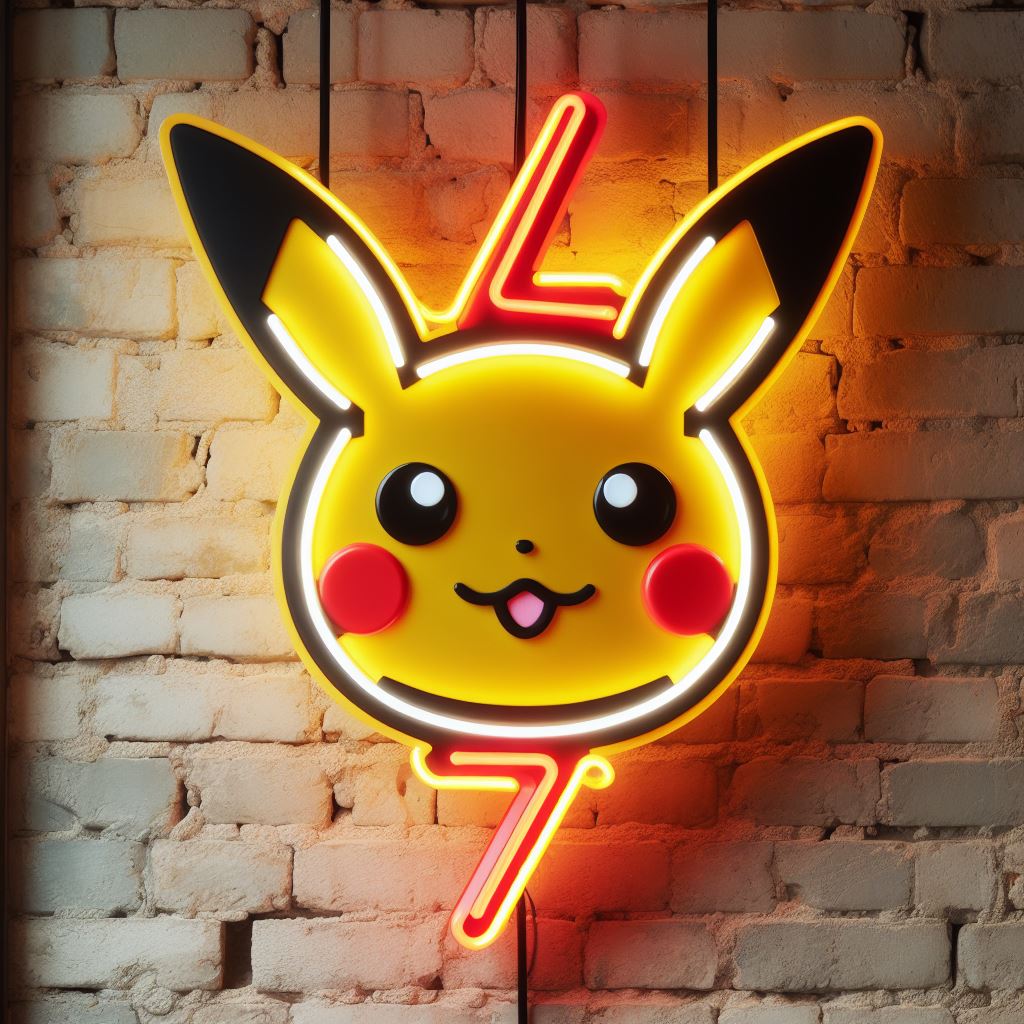 Small Pikachu Neon Sign