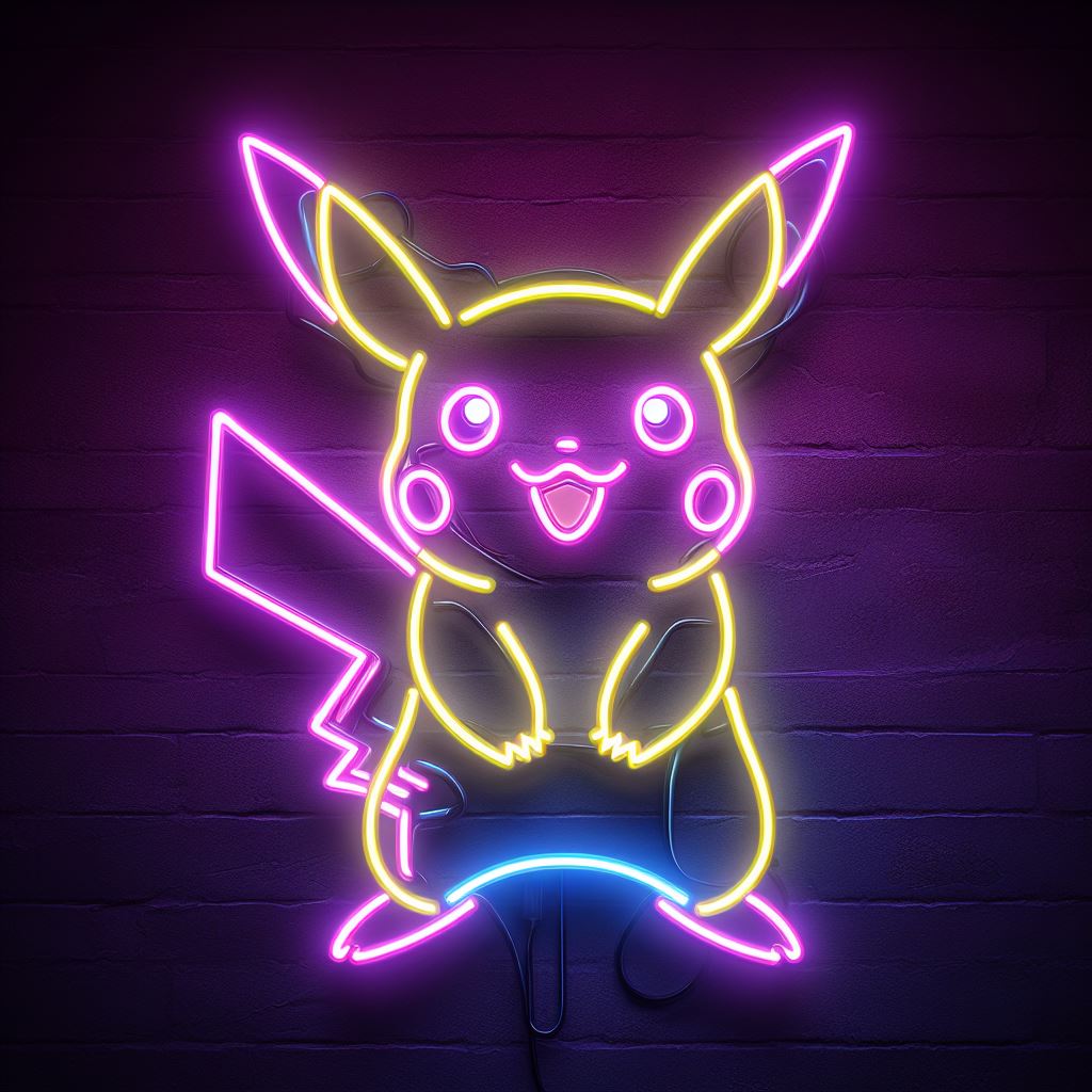 Pikachu Neon Sign