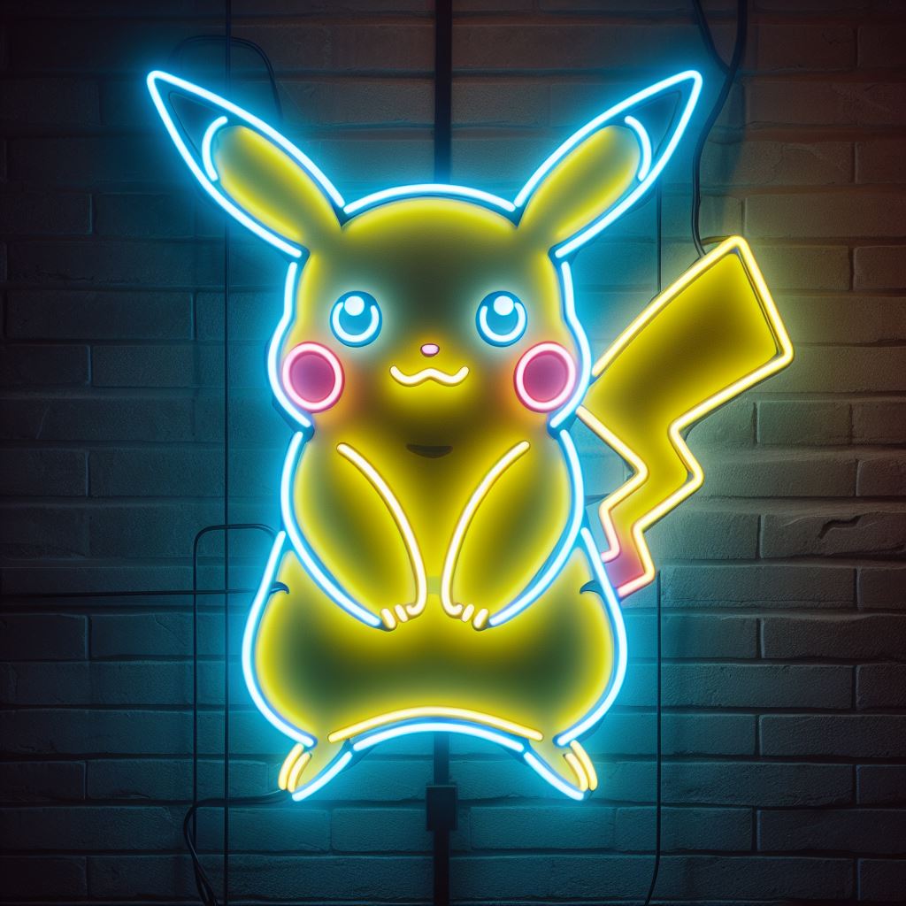 Pikachu Neon Sign
