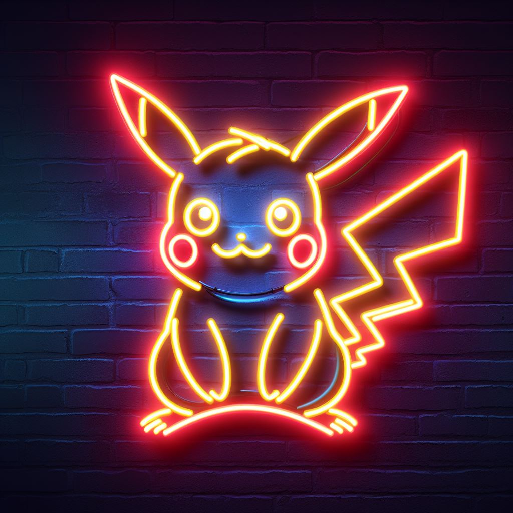 Pikachu Neon Sign