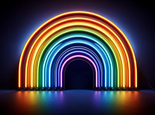Radiant Rainbow Neon Sign