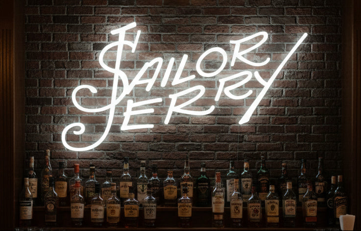 Sailor Jerry Logo Neon Sign