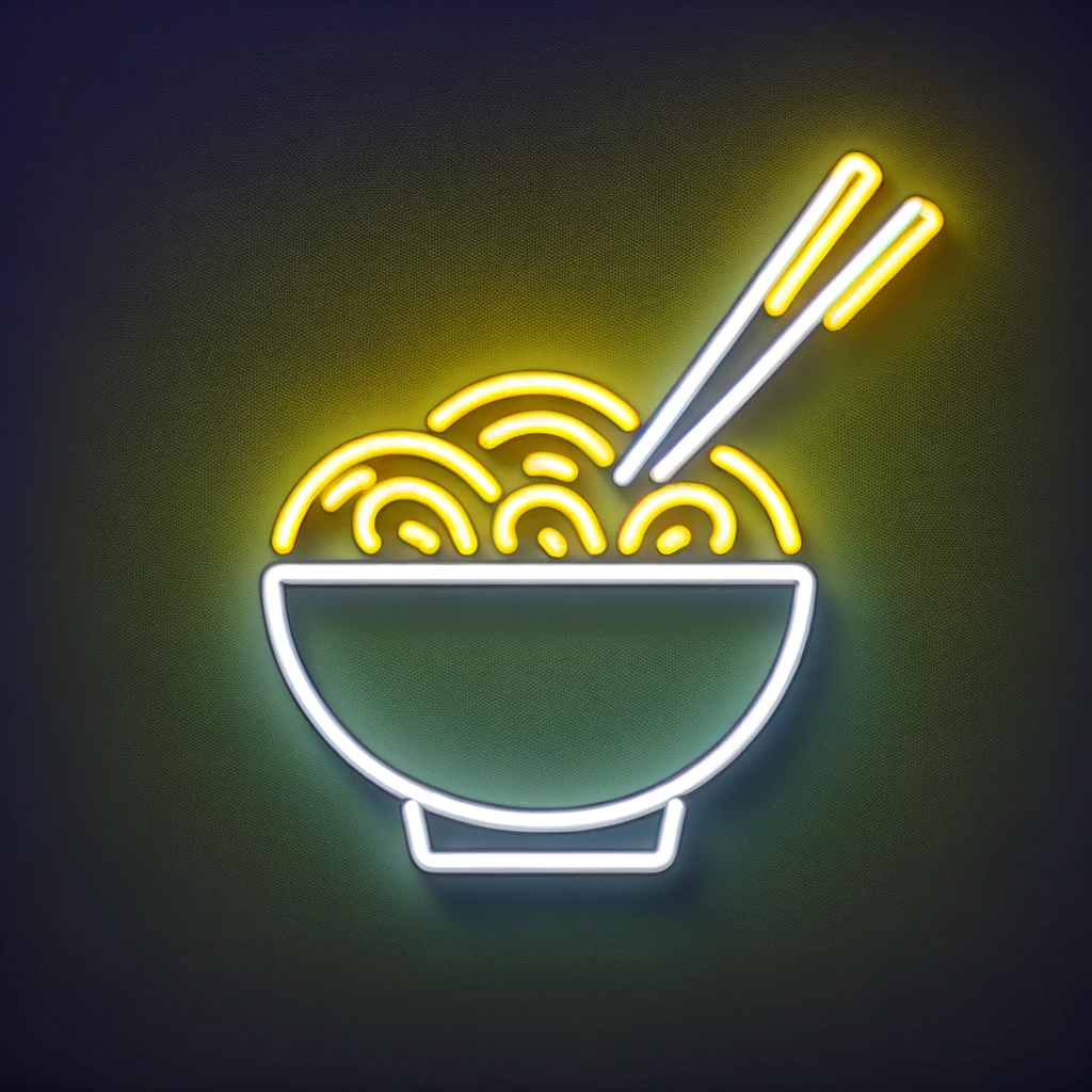 Ramen Bowl Neon Signs