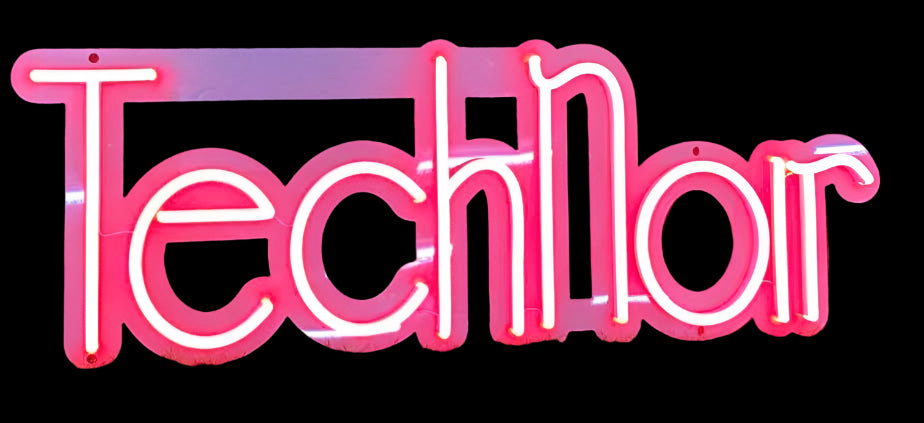Custom TechNoir Neon Sign