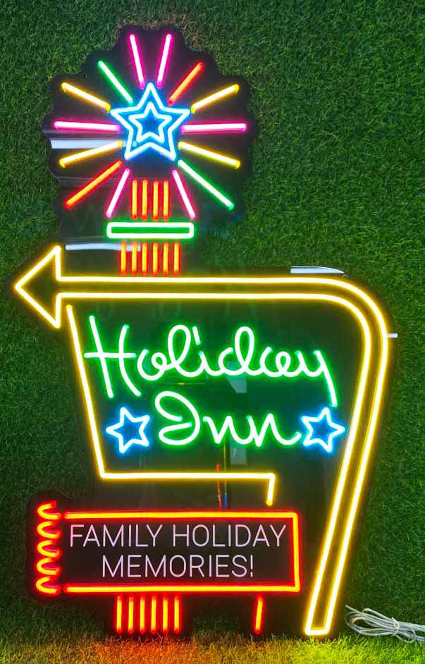 Vintage Holiday Inn Neon Sign