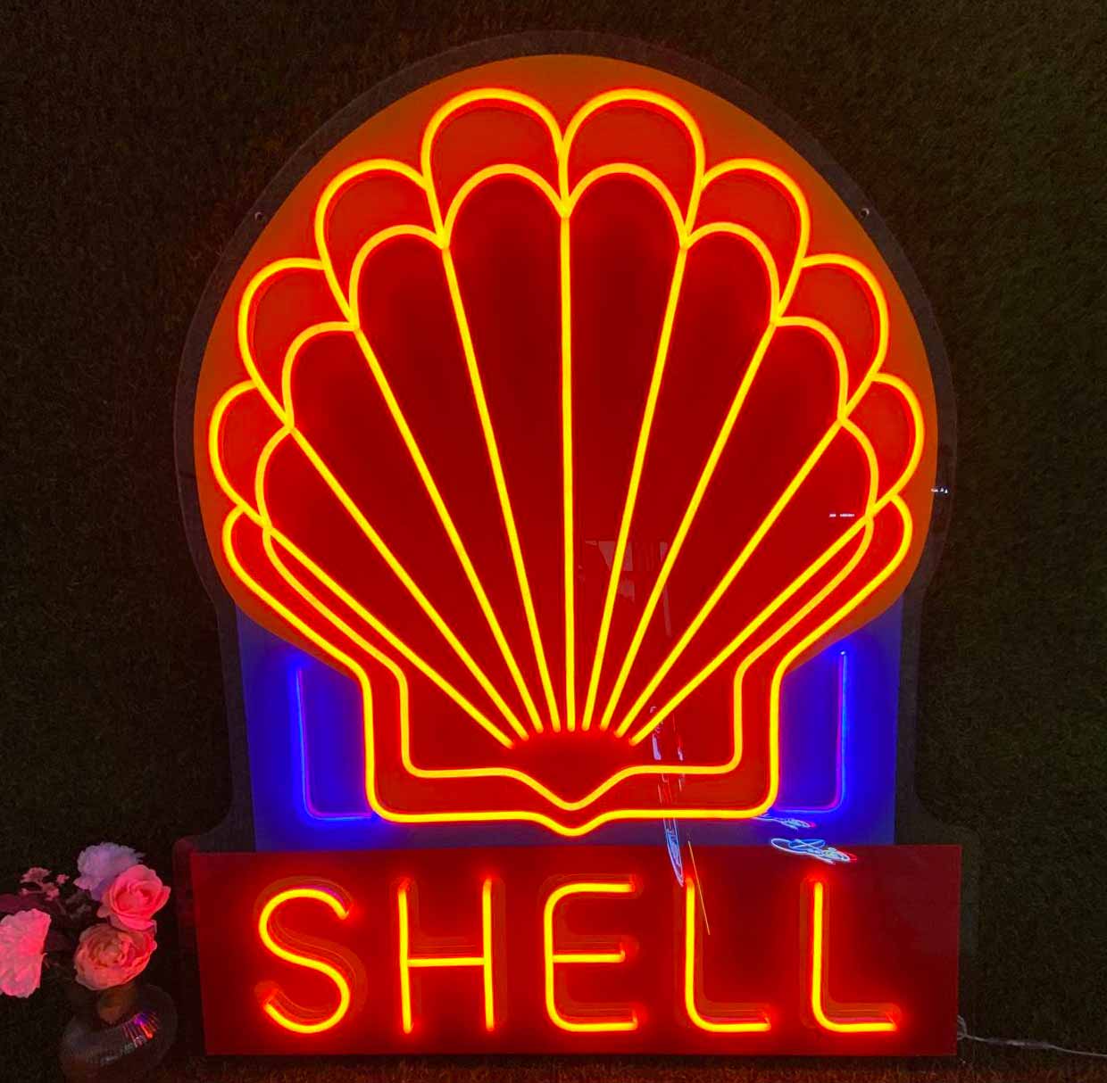 Vintage SHELL Neon Sign