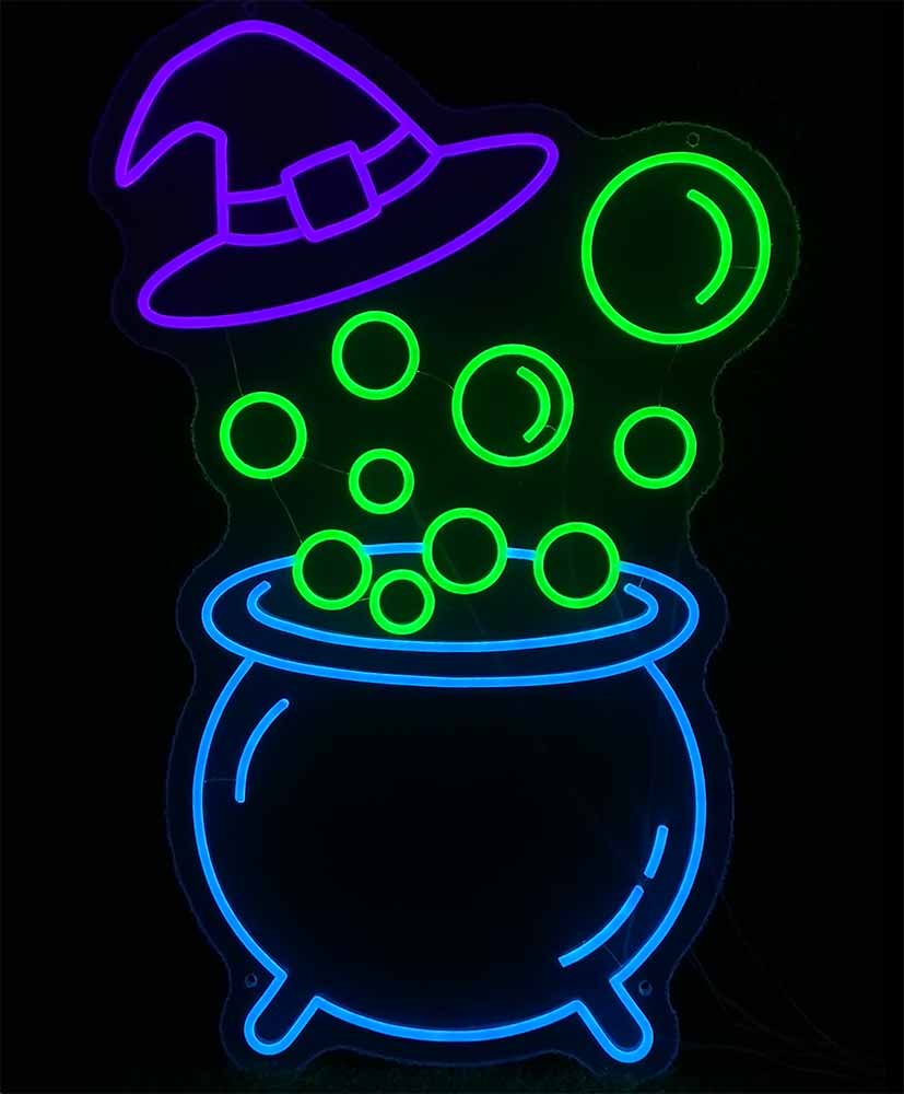 Witch Brew Halloween Neon Sign