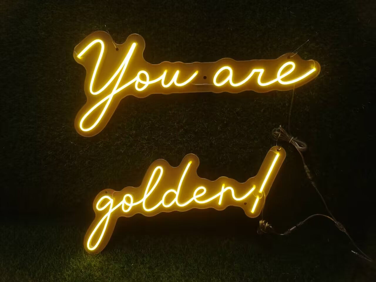 You Are Golden Neon Sign - Yellow