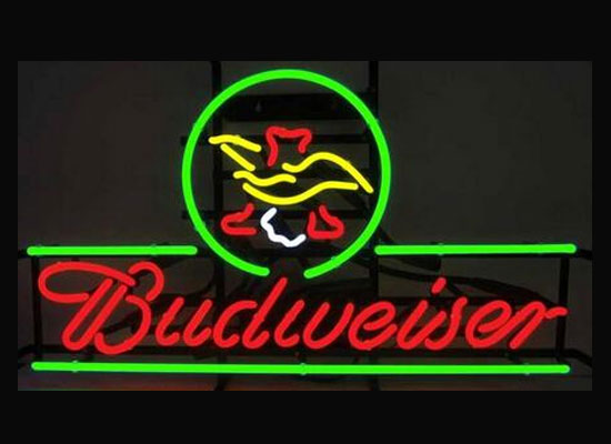 Classic Budweiser Neon Sign