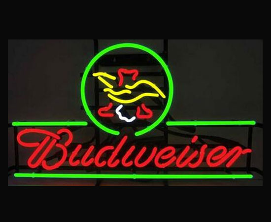 Classic Budweiser Neon Sign