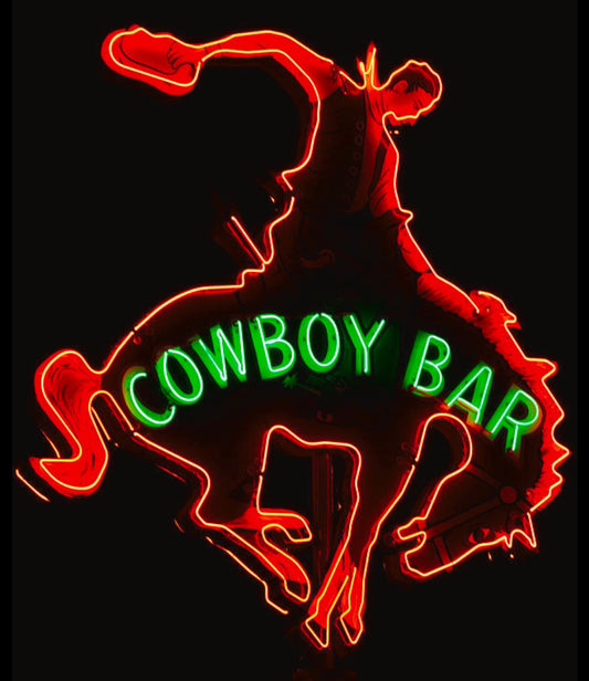 Cowboy Bar Neon Sign