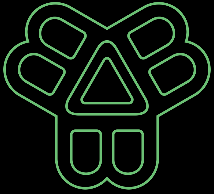 Custom "B" neon sign