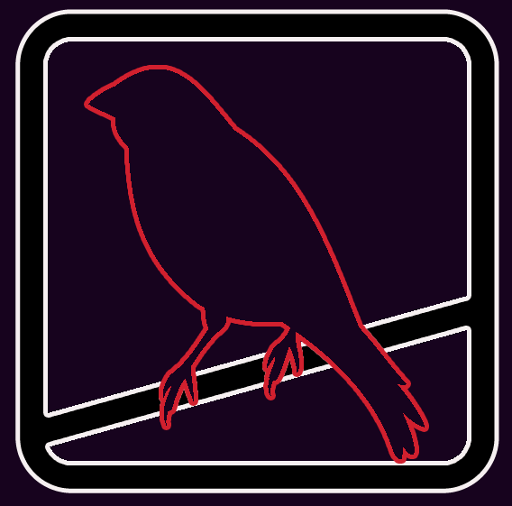 Custom "Red Canary" neon sign