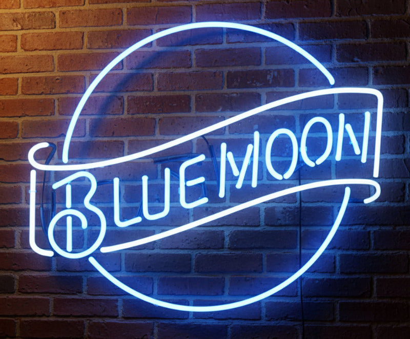 Blue Moon Neon Sign – NeonSignly.com