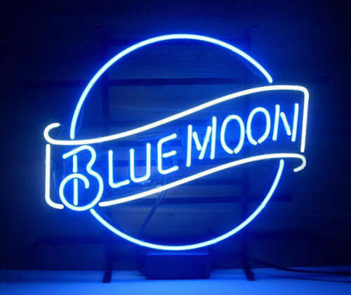Blue Moon Neon Sign