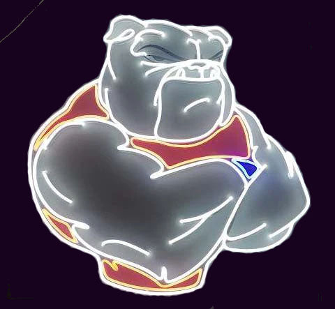 Bulldog Neon Sign
