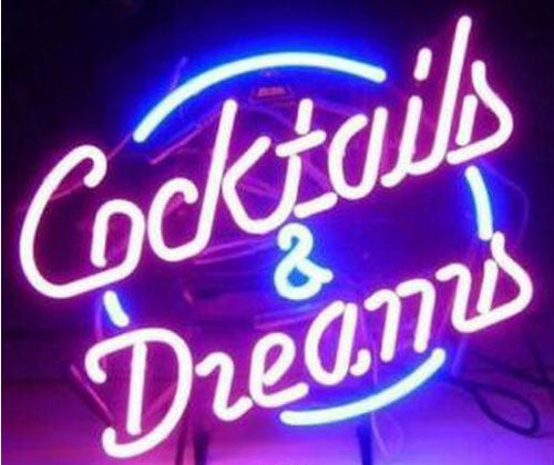 Cocktails & Dreams Neon Sign