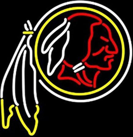 Custom Redskins Neon Sign