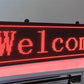 Welcome LED Sign