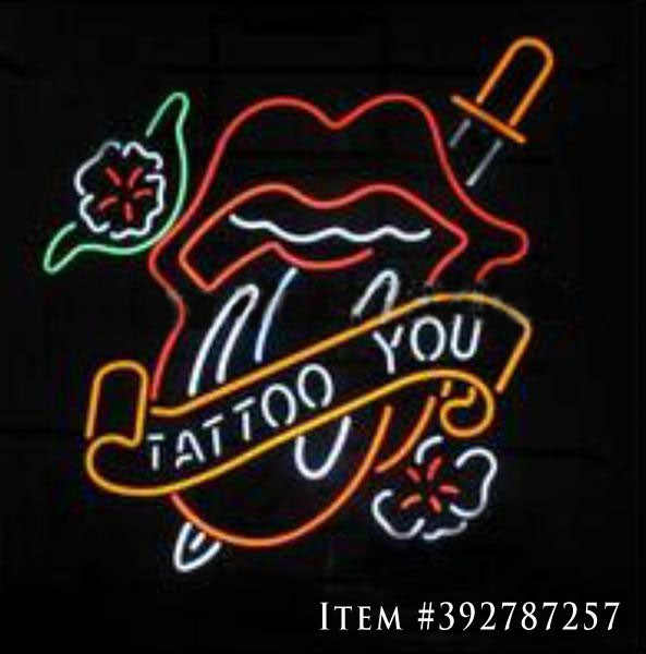 Tattoo Neon Signs Choose Style And Size Or Let Us Create A Custom Tatt 5874