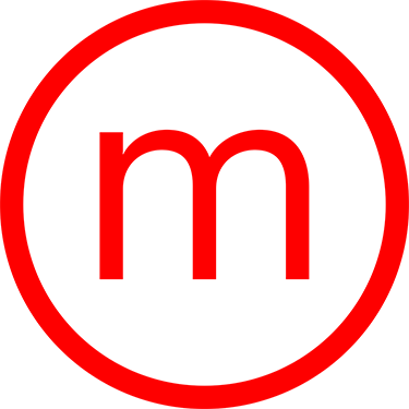 Custom "M" Circle Icon neon sign