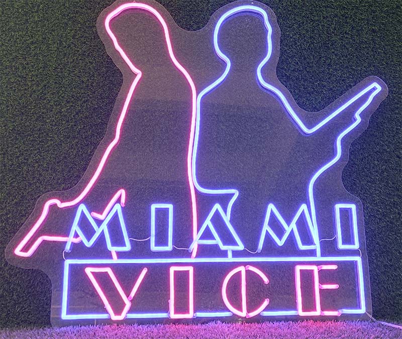 Miami Vice Neon Sign