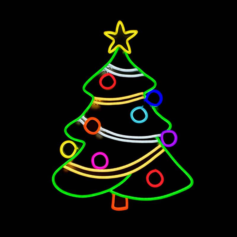 Neon Christmas Tree